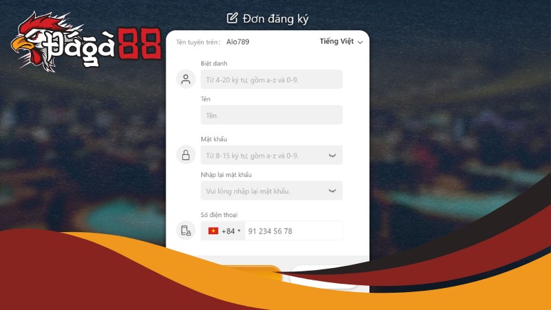 Hướng dẫn chi tiết từng bước đăng ký Đá Gà 88 Hướng dẫn chi tiết từng bước đăng ký Đá Gà 88